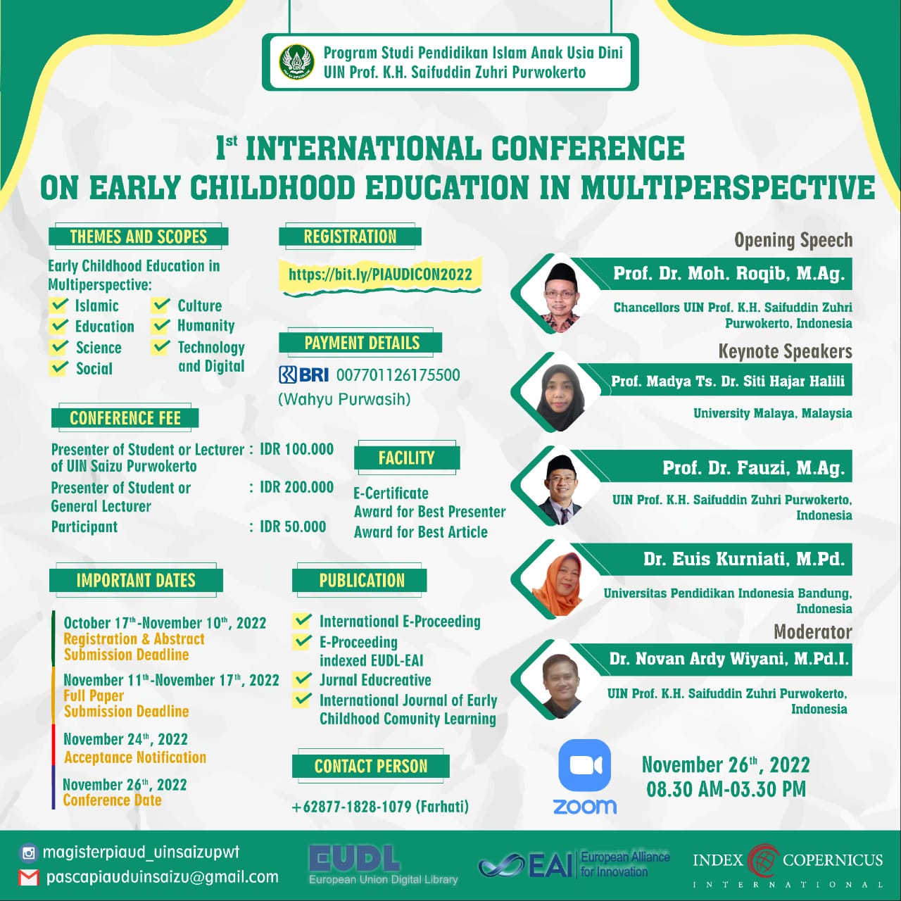 					View 2022: 1st INTERNATIONAL CONFERENCE ON EARLY CHILHOOD EDUCATION IN MULTIPERSPECTIVE
				